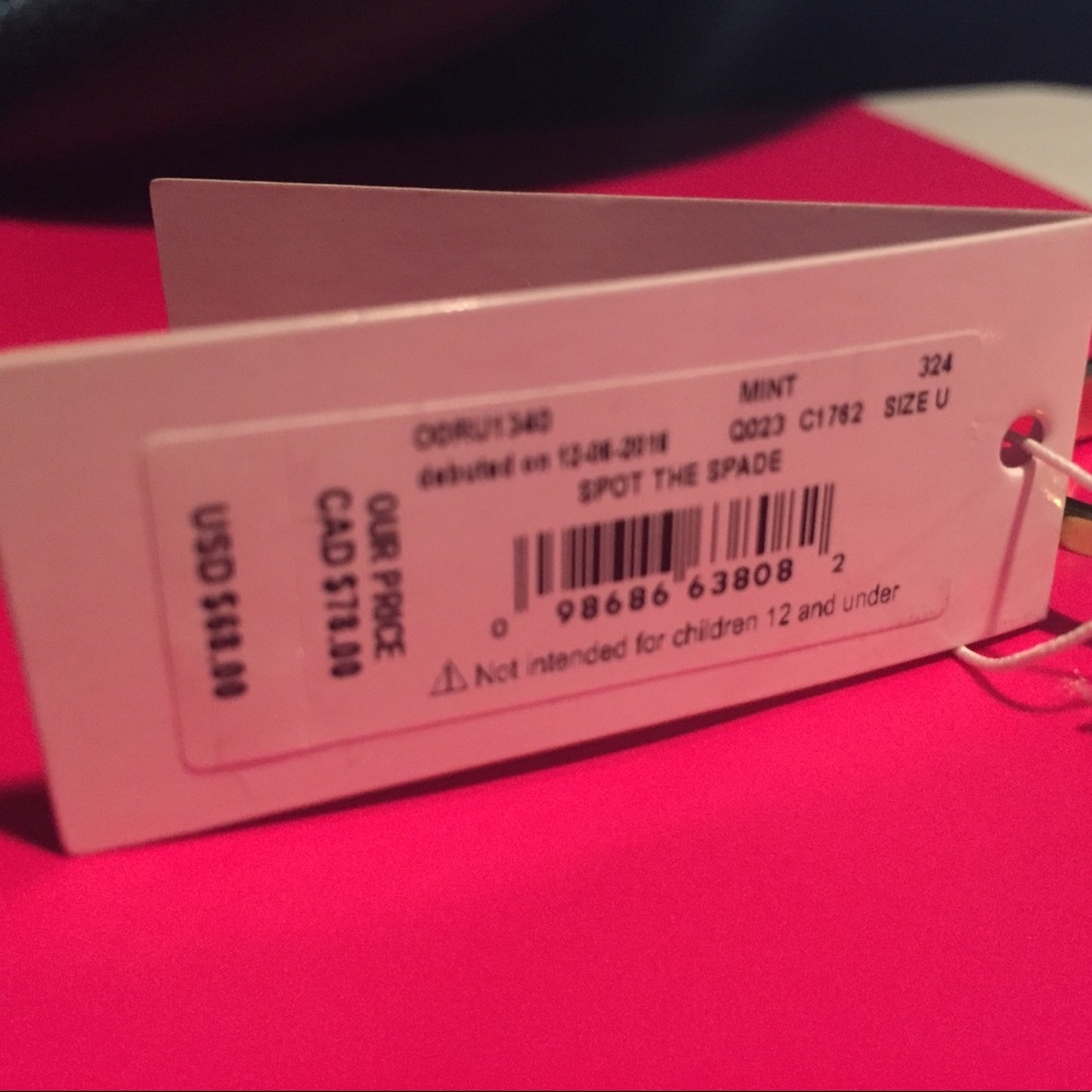 Kate Spade Mint Spot the Spade Hinged Bracelet - Picture 3 of 3